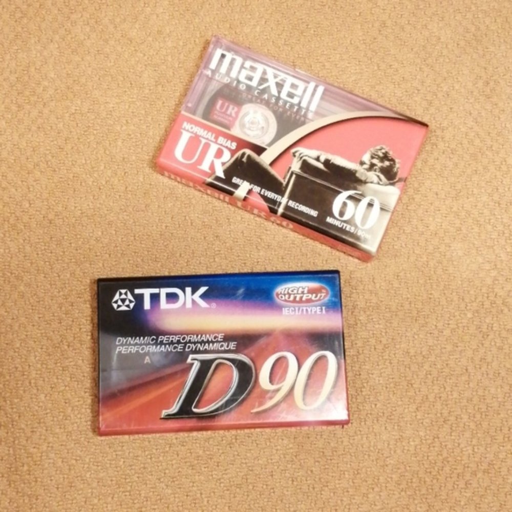 📼NWT 60-90 min Blank Cassette Tapes📹